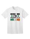 Stylish Adult T-Shirt: Embrace the Irish Spirit with Kiss Me I'm Pretending to Be Irish by TooLoud-Mens T-shirts-TooLoud-White-Small-Davson Sales