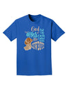 Stylish Adult T-Shirt: Embrace the Spirit of Cowboys with God's Angelic Touch-Mens T-shirts-TooLoud-Royal-Blue-Small-Davson Sales