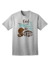Stylish Adult T-Shirt: Embrace the Spirit of Cowboys with God's Angelic Touch-Mens T-shirts-TooLoud-AshGray-Small-Davson Sales