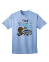 God put Angels on Earth and called them Cowboys  Adult T-Shirt Light-B