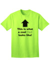 Stylish Adult T-Shirt: Exemplifying the Essence of a Fashionable Father-Mens T-shirts-TooLoud-Neon-Green-Small-Davson Sales