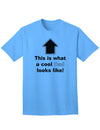 Stylish Adult T-Shirt: Exemplifying the Essence of a Fashionable Father-Mens T-shirts-TooLoud-Aquatic-Blue-Small-Davson Sales