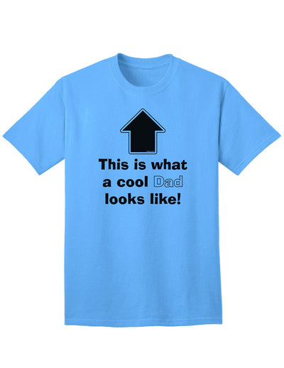 Stylish Adult T-Shirt: Exemplifying the Essence of a Fashionable Father-Mens T-shirts-TooLoud-Aquatic-Blue-Small-Davson Sales