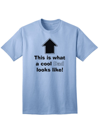 Stylish Adult T-Shirt: Exemplifying the Essence of a Fashionable Father-Mens T-shirts-TooLoud-Light-Blue-Small-Davson Sales