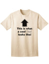 Stylish Adult T-Shirt: Exemplifying the Essence of a Fashionable Father-Mens T-shirts-TooLoud-Natural-Small-Davson Sales