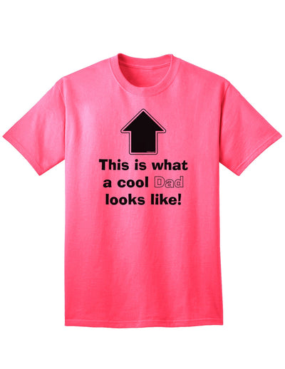 Stylish Adult T-Shirt: Exemplifying the Essence of a Fashionable Father-Mens T-shirts-TooLoud-Neon-Pink-Small-Davson Sales