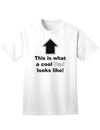 Stylish Adult T-Shirt: Exemplifying the Essence of a Fashionable Father-Mens T-shirts-TooLoud-White-Small-Davson Sales