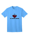 Stylish Adult T-Shirt: Express Your Love for Your Amazing Husband with the I Heart My Awesome Husband Collection by TooLoud-Mens T-shirts-TooLoud-Aquatic-Blue-Small-Davson Sales