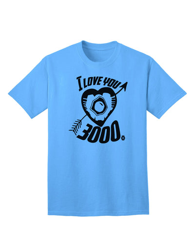 Stylish Adult T-Shirt - Express Your Love with TooLoud's I Love You 3000 Design-Mens T-shirts-TooLoud-Aquatic-Blue-Small-Davson Sales