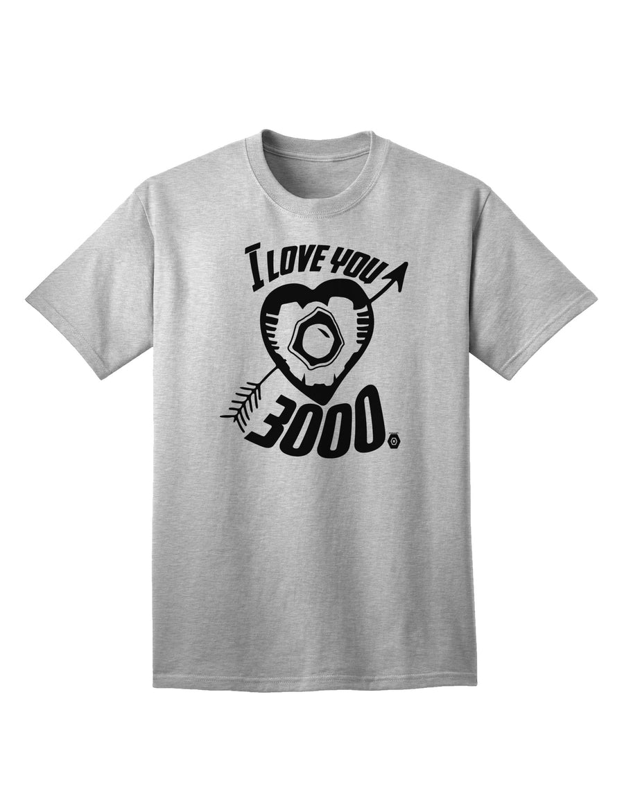 Stylish Adult T-Shirt - Express Your Love with TooLoud's I Love You 3000 Design-Mens T-shirts-TooLoud-White-Small-Davson Sales