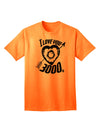 Stylish Adult T-Shirt - Express Your Love with TooLoud's I Love You 3000 Design-Mens T-shirts-TooLoud-Neon-Orange-Small-Davson Sales