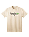 Stylish Adult T-Shirt Promoting LGBTQ+ and Cannabis Acceptance-Mens T-shirts-TooLoud-Natural-Small-Davson Sales