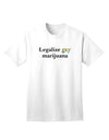Stylish Adult T-Shirt Promoting LGBTQ+ and Cannabis Acceptance-Mens T-shirts-TooLoud-White-Small-Davson Sales