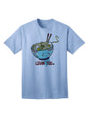Stylish Adult T-Shirt: TooLoud Matching Lovin You Blue Pho Bowl-Mens T-shirts-TooLoud-Light-Blue-Small-Davson Sales
