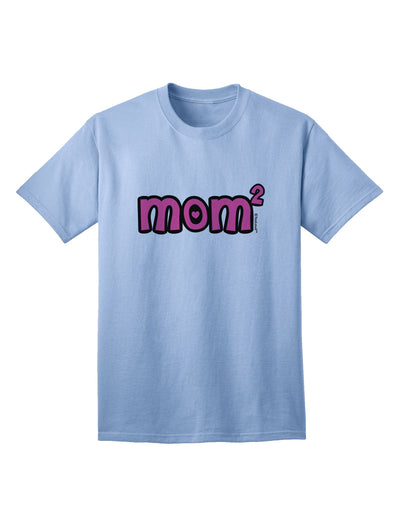 Stylish Adult T-Shirt by TooLoud - Celebrate Motherhood with Mom Squared Design-Mens T-shirts-TooLoud-Light-Blue-Small-Davson Sales