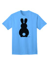 Stylish Adult T-Shirt featuring Adorable Bunny Silhouette and Tail by TooLoud-Mens T-shirts-TooLoud-Aquatic-Blue-Small-Davson Sales