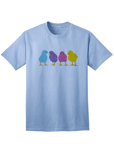 Stylish Adult T-Shirt featuring Adorable Chick Design-Mens T-shirts-TooLoud-Light-Blue-Small-Davson Sales