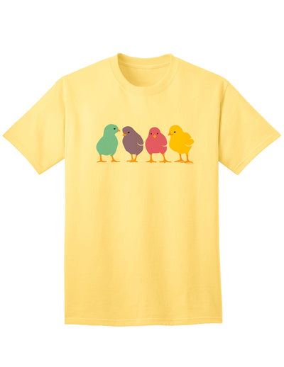 Stylish Adult T-Shirt featuring Adorable Chick Design-Mens T-shirts-TooLoud-Yellow-Small-Davson Sales