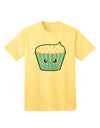 Stylish Adult T-Shirt featuring Adorable Cupcake Design with Sprinkles by TooLoud-Mens T-shirts-TooLoud-Yellow-Small-Davson Sales