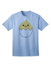 Stylish Adult T-Shirt featuring Adorable Hatching Chick Design by TooLoud-Mens T-shirts-TooLoud-Light-Blue-Small-Davson Sales