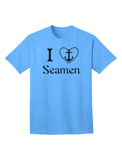 Stylish Adult T-Shirt featuring Anchor Seamen Design-Mens T-shirts-TooLoud-Aquatic-Blue-Small-Davson Sales