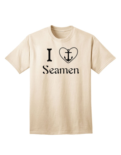 Stylish Adult T-Shirt featuring Anchor Seamen Design-Mens T-shirts-TooLoud-Natural-Small-Davson Sales