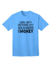 Stylish Adult T-Shirt featuring Beaches and Money by TooLoud-Mens T-shirts-TooLoud-Aquatic-Blue-Small-Davson Sales