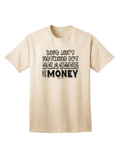 Stylish Adult T-Shirt featuring Beaches and Money by TooLoud-Mens T-shirts-TooLoud-Natural-Small-Davson Sales