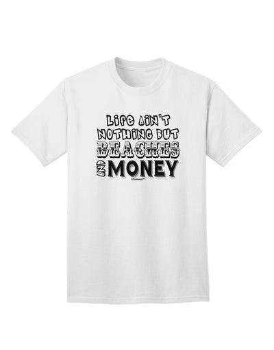 Stylish Adult T-Shirt featuring Beaches and Money by TooLoud-Mens T-shirts-TooLoud-White-Small-Davson Sales