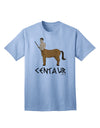 Stylish Adult T-Shirt featuring Greek Mythology Centaur Design, Vibrant Colors, and Intriguing Text by TooLoud-Mens T-shirts-TooLoud-Light-Blue-Small-Davson Sales