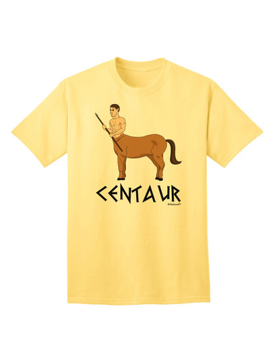 Stylish Adult T-Shirt featuring Greek Mythology Centaur Design, Vibrant Colors, and Intriguing Text by TooLoud-Mens T-shirts-TooLoud-Yellow-Small-Davson Sales