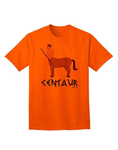 Stylish Adult T-Shirt featuring Greek Mythology Centaur Design, Vibrant Colors, and Intriguing Text by TooLoud-Mens T-shirts-TooLoud-Orange-Small-Davson Sales