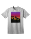 Stylish Adult T-Shirt featuring Palm Trees and Sunset Design by TooLoud-Mens T-shirts-TooLoud-AshGray-Small-Davson Sales