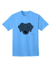 Stylish Adult T-Shirt featuring a Black Labrador Retriever by TooLoud-Mens T-shirts-TooLoud-Aquatic-Blue-Small-Davson Sales