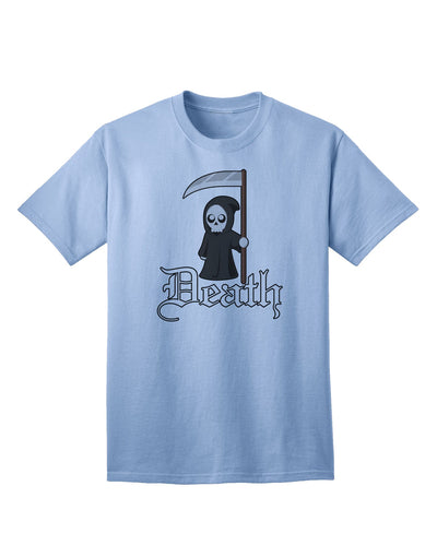 Stylish Adult T-Shirt featuring a Captivating Grim Reaper Design-Mens T-shirts-TooLoud-Light-Blue-Small-Davson Sales