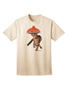 Stylish Adult T-Shirt featuring a Cat adorned with a Pink Sombrero and Sunglasses, exclusively by TooLoud-Mens T-shirts-TooLoud-Natural-Small-Davson Sales