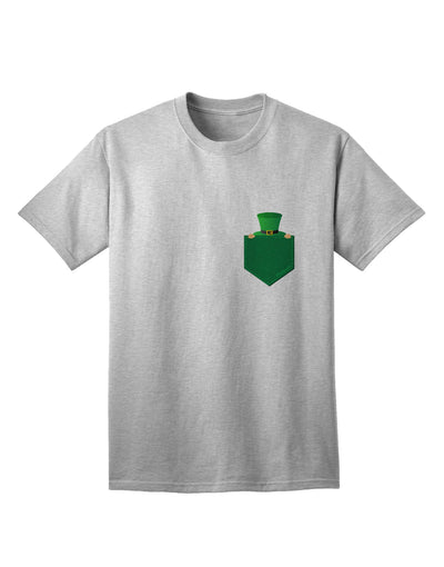 Stylish Adult T-Shirt featuring a Playful Leprechaun Design, Crafted by TooLoud-Mens T-shirts-TooLoud-AshGray-Small-Davson Sales