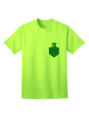 Stylish Adult T-Shirt featuring a Playful Leprechaun Design, Crafted by TooLoud-Mens T-shirts-TooLoud-Neon-Green-Small-Davson Sales