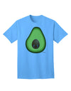 Stylish Adult T-Shirt featuring an Adorable Avocado Design-Mens T-shirts-TooLoud-Aquatic-Blue-Small-Davson Sales