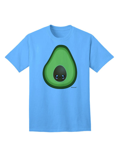 Stylish Adult T-Shirt featuring an Adorable Avocado Design-Mens T-shirts-TooLoud-Aquatic-Blue-Small-Davson Sales