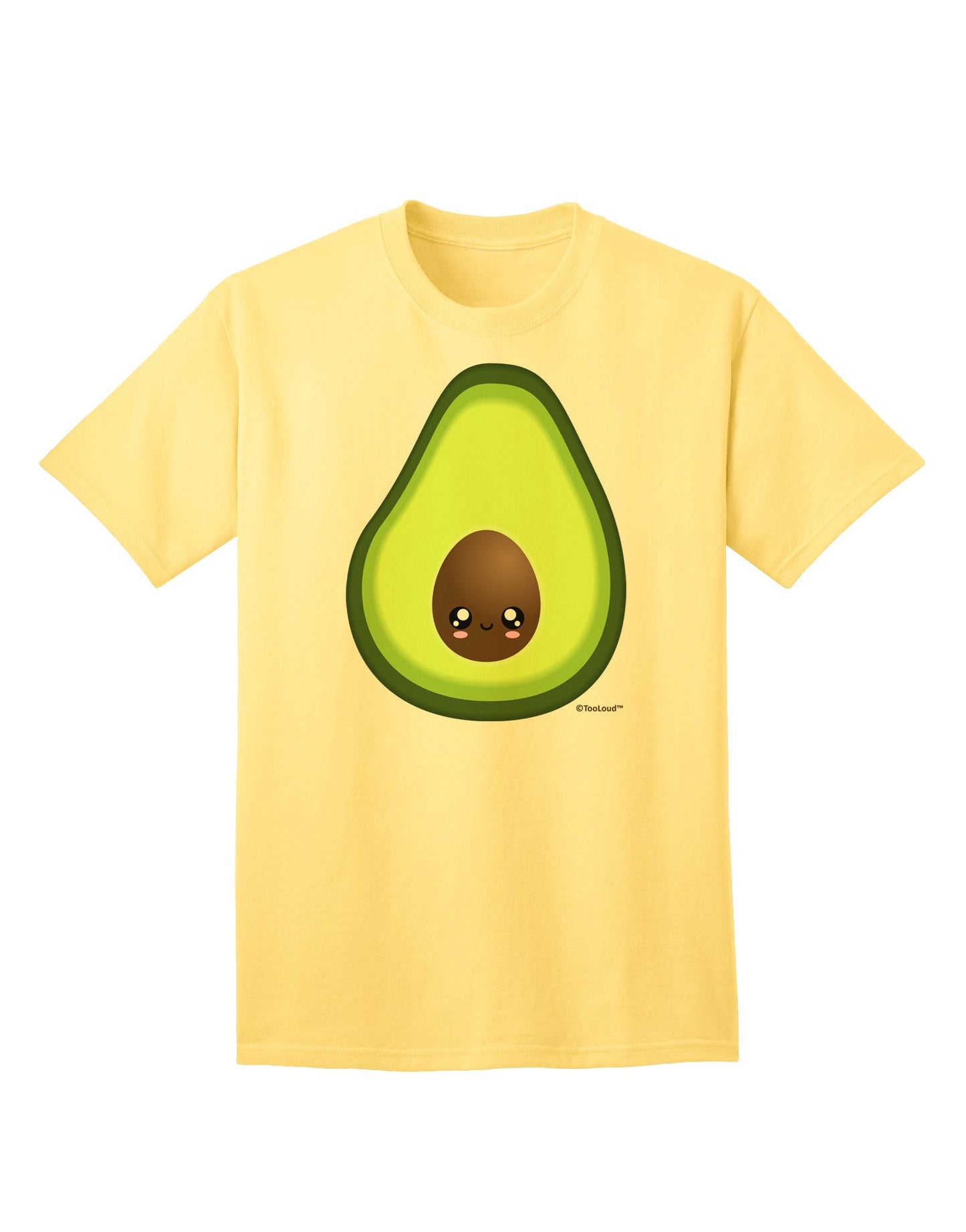 Stylish Adult T-Shirt featuring an Adorable Avocado Design-Mens T-shirts-TooLoud-Yellow-Small-Davson Sales