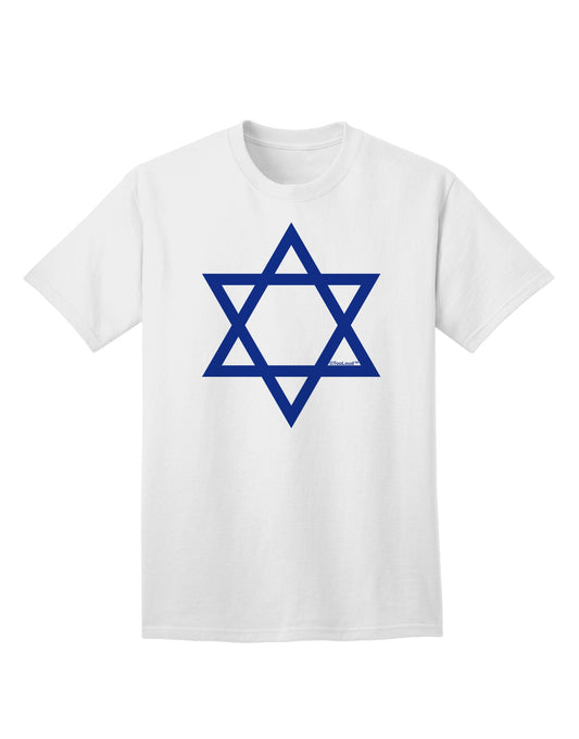 Stylish Adult T-Shirt featuring the Iconic Jewish Star of David by TooLoud-Mens T-shirts-TooLoud-White-Small-Davson Sales