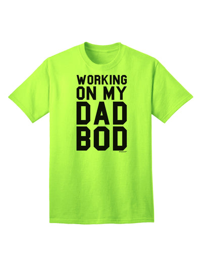 Stylish Adult T-Shirt for Embracing the Dad Bod - TooLoud Collection-Mens T-shirts-TooLoud-Neon-Green-Small-Davson Sales