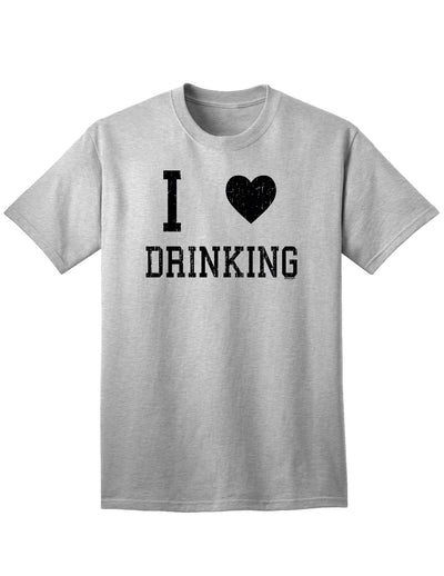 Stylish Adult T-Shirt for Enthusiasts of Drinking-Mens T-shirts-TooLoud-Ash-Gray-Small-Davson Sales