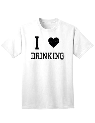 Stylish Adult T-Shirt for Enthusiasts of Drinking-Mens T-shirts-TooLoud-White-Small-Davson Sales