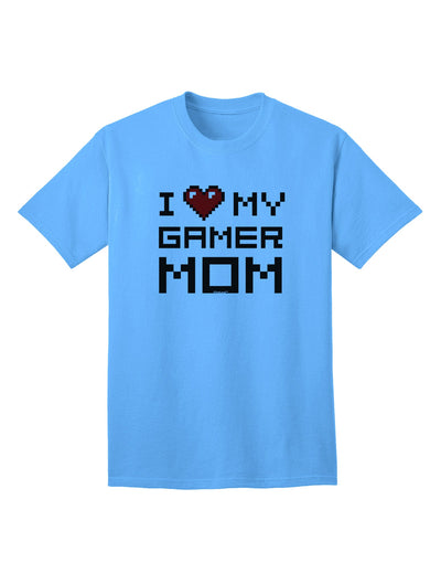 Stylish Adult T-Shirt for Gaming Enthusiast Mothers by TooLoud-Mens T-shirts-TooLoud-Aquatic-Blue-Small-Davson Sales