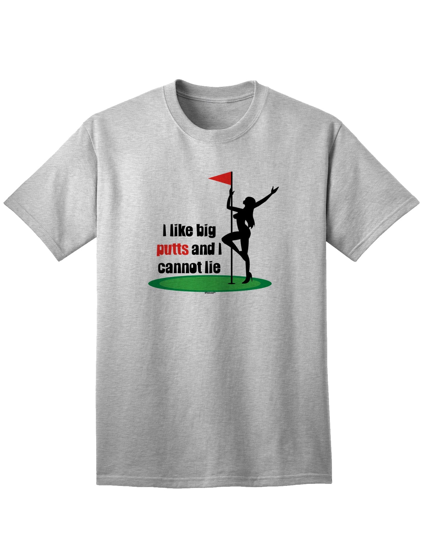 Stylish Adult T-Shirt for Golf Enthusiasts-Mens T-shirts-TooLoud-AshGray-Small-Davson Sales