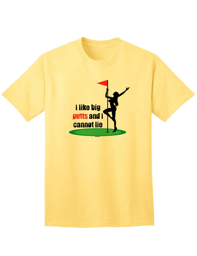 Stylish Adult T-Shirt for Golf Enthusiasts-Mens T-shirts-TooLoud-Yellow-Small-Davson Sales