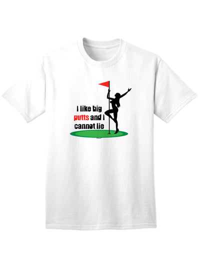 Stylish Adult T-Shirt for Golf Enthusiasts-Mens T-shirts-TooLoud-White-Small-Davson Sales