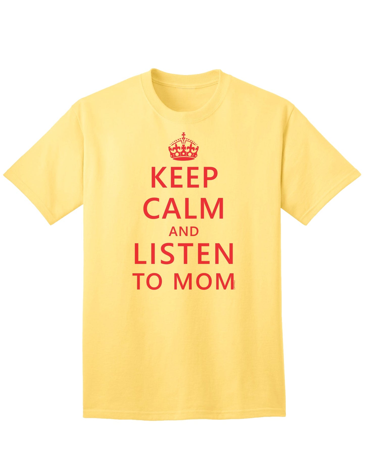 Stylish Adult T-Shirt for Moms: Embrace Serenity and Elegance-Mens T-shirts-TooLoud-Yellow-Small-Davson Sales